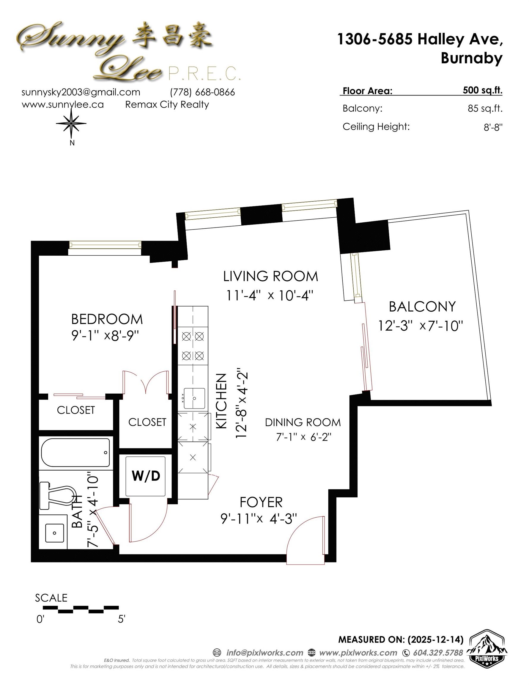 1306 5685 HALLEY AVENUE, Burnaby BC V5H 0L9